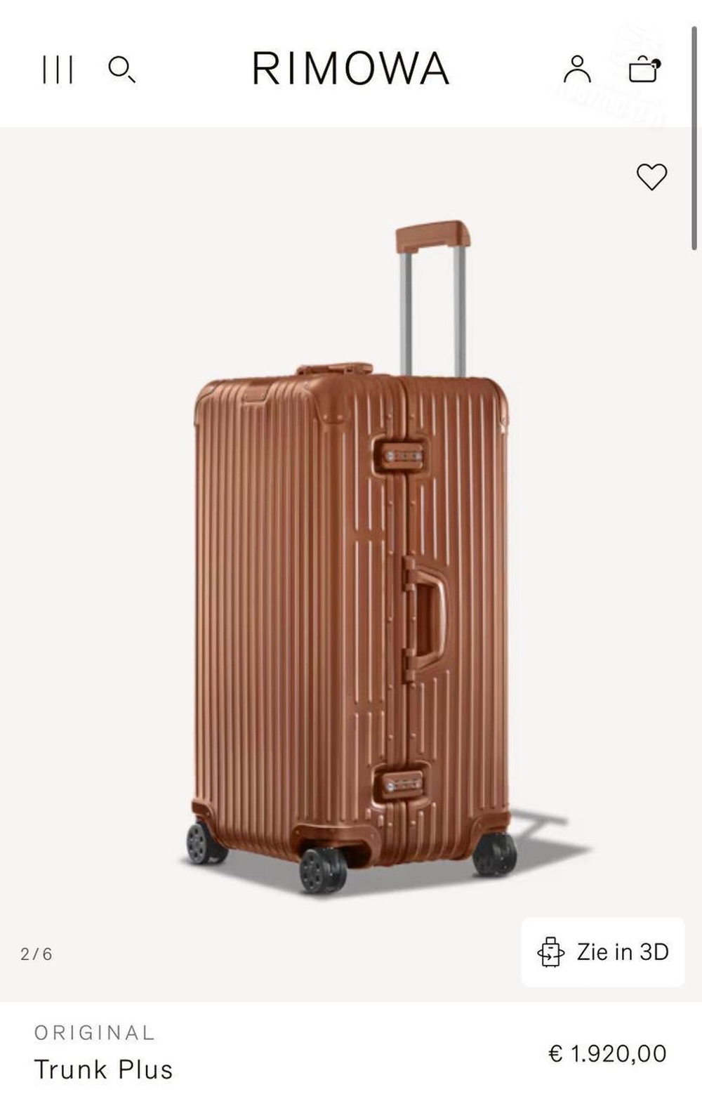 Дорожный чемодан Rimowa Trunk Plus