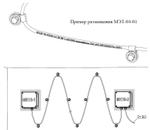 МЭТ-04-01 - Пластиковый хомут для крепления термокабеля, цена за 10 шт.