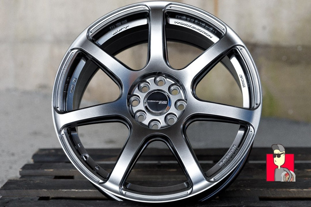 Комплект дисков Work T7R 17x7.5 et35 4x100/4x108