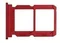 Sim лоток для OnePlus 5T красный (Tray red)