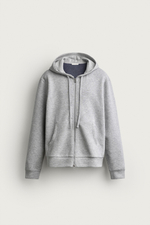 ХУДИ ПИКЕ С КОНТРАСТНЫМ КАПЮШОНОМ — ZARA