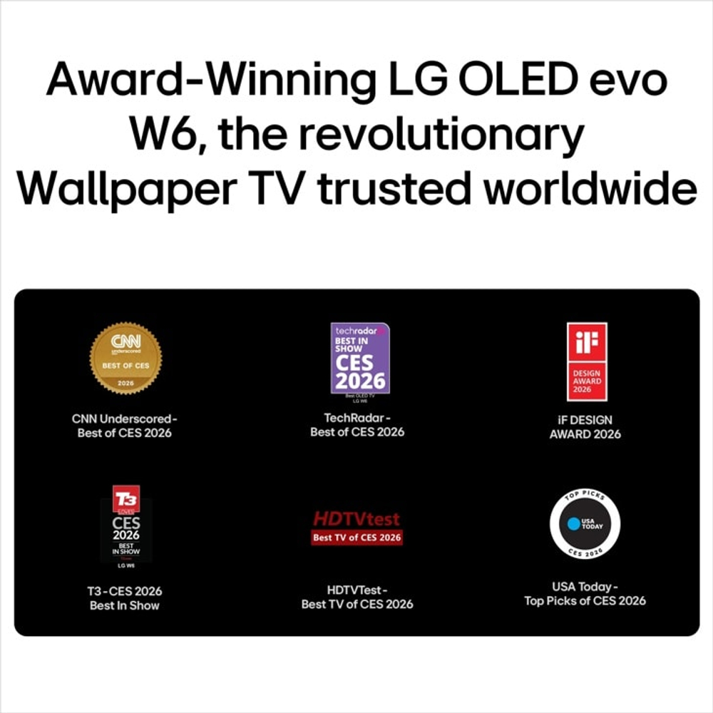 Телевизор LG OLED77W6P Wallpaper Design