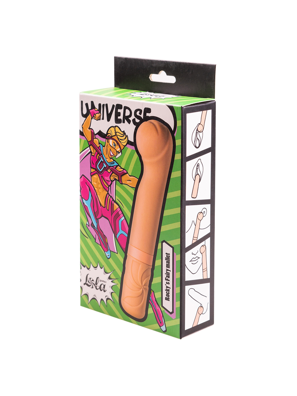Перезаряжаемый Вибратор Universe Rocky’s Fairy Mallet Beige 9601-02lola