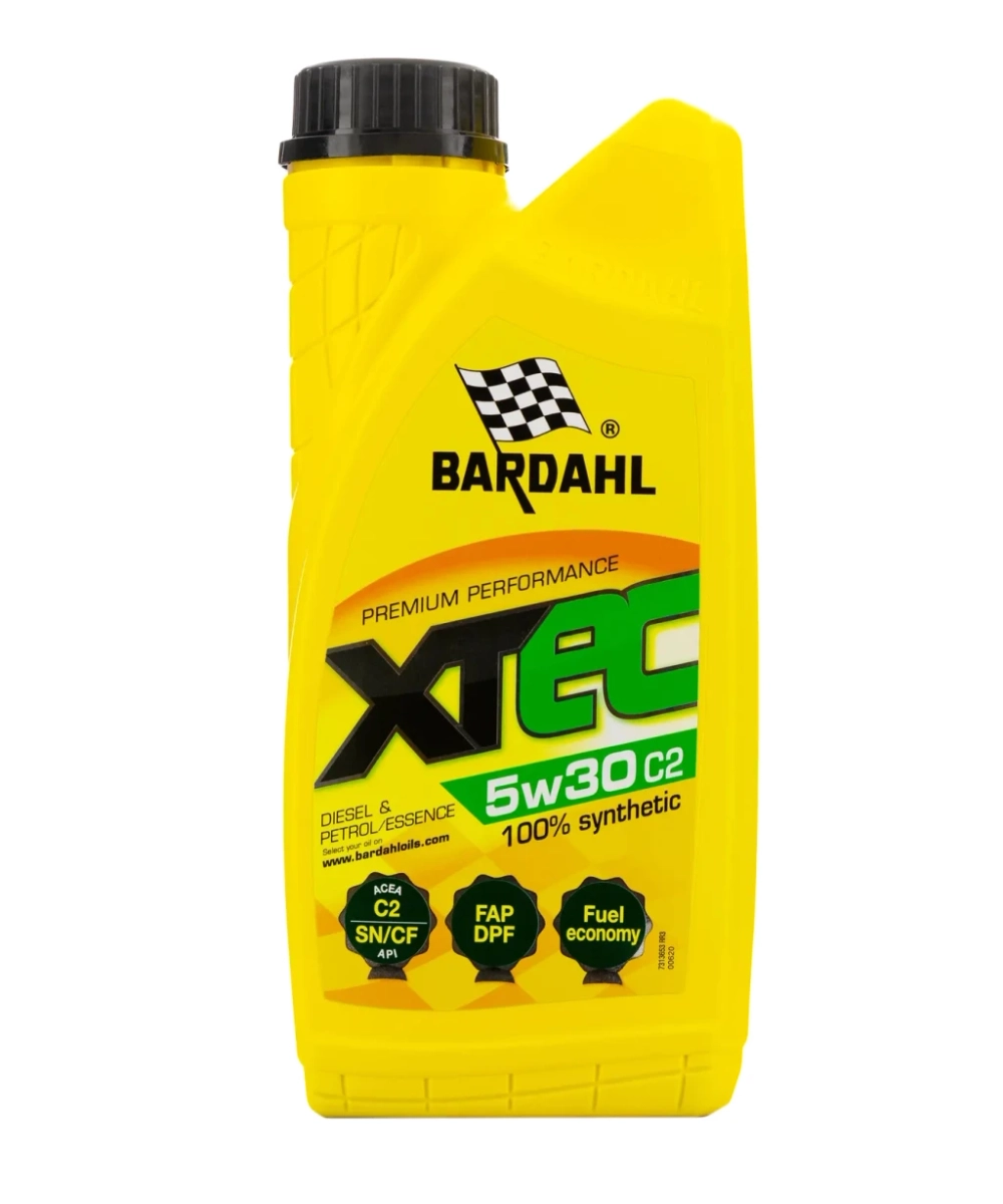 Масло моторное Bardahl XTEC 5W-30 C2 синтетическое 1 л 36531