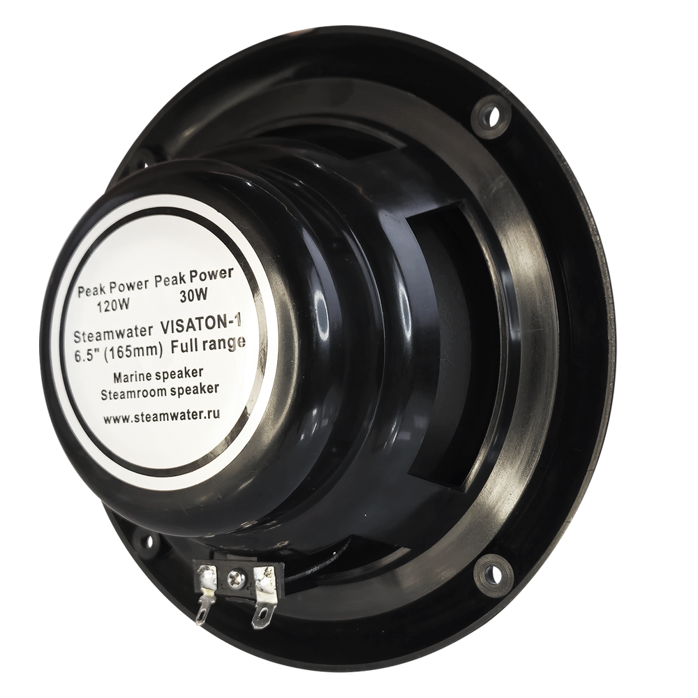 Комплект влагостойкой акустической системы для бани, сауны и хамама SENSOR White VISATON