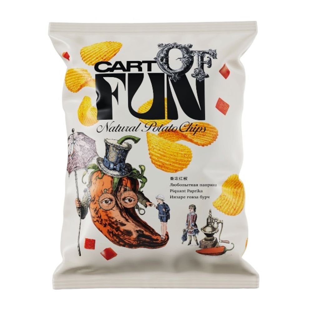 Чипсы Cart of Fun Паприка  67 гр.