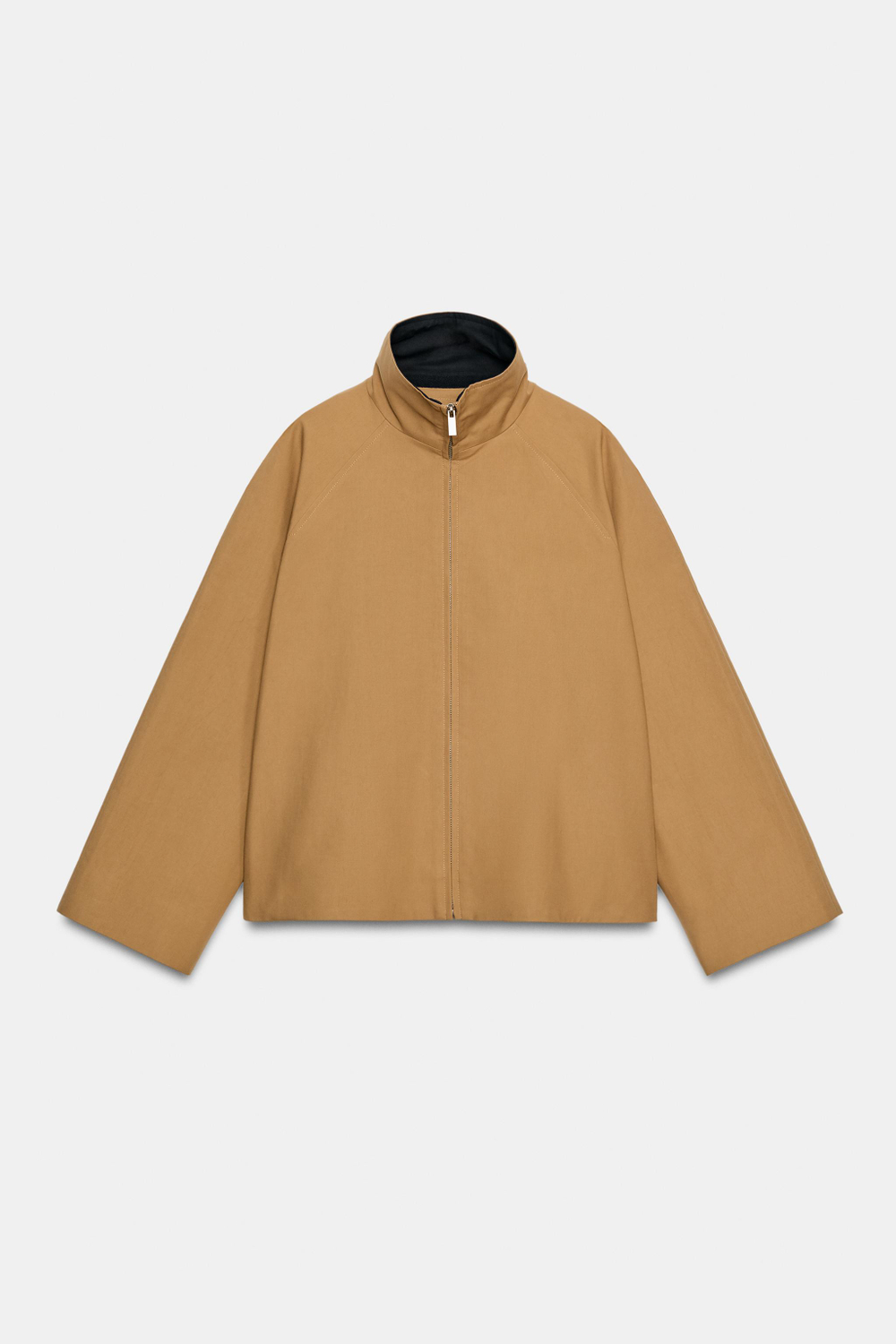 ТРЕНЧ С КОНТРАСТНЫМ ВОРОТНИКОМ — ZW COLLECTION — ZARA