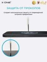 Непробиваемая бронепленка Samsung Galaxy S24 Plus X-ONE Armorvisor 4-го поколения / фильтрация УФ-излучения / защита зрения