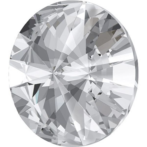 Стразы стекло 10.7 мм, 12 шт, SS47 белый (crystal), Preciosa