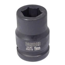 Головка ударная 19мм (6гр),3/4'' Partner PA-46519