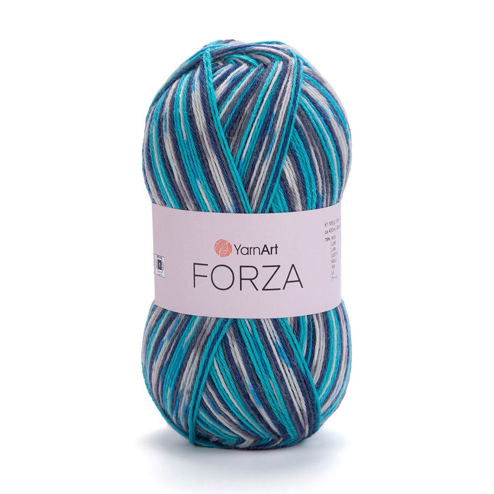 Пряжа YarnArt (ЯрнАрт) Forza / уп.5 мот. по 100 г, 420 м, 2514 секционный