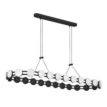 Подвесная люстра LED 50W 4000K SL6610.403.26 чёрный Monro ST-Luce