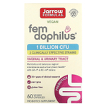 Jarrow Formulas, Fem Dophilus, веганские пробиотики для женщин, 1 млрд КОЕ, 60 растительных капсул