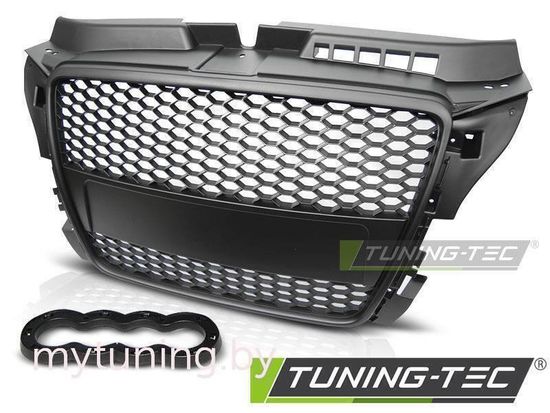 Решетка радиатора MATT BLACK RS-STYLE для Audi A3 8P