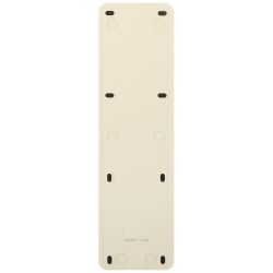 Розетка Intro Quadro 2-210-02 пятиместная с заземлением 5х2P+E 16А-250В IP20 ОУ слоновая кость | Intro