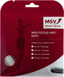 Струны теннисные MSV Focus Hex Soft (12 m) - white