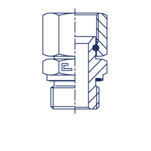 Штуцер FNE JIC 1.5/16 - BSP 1.1/4