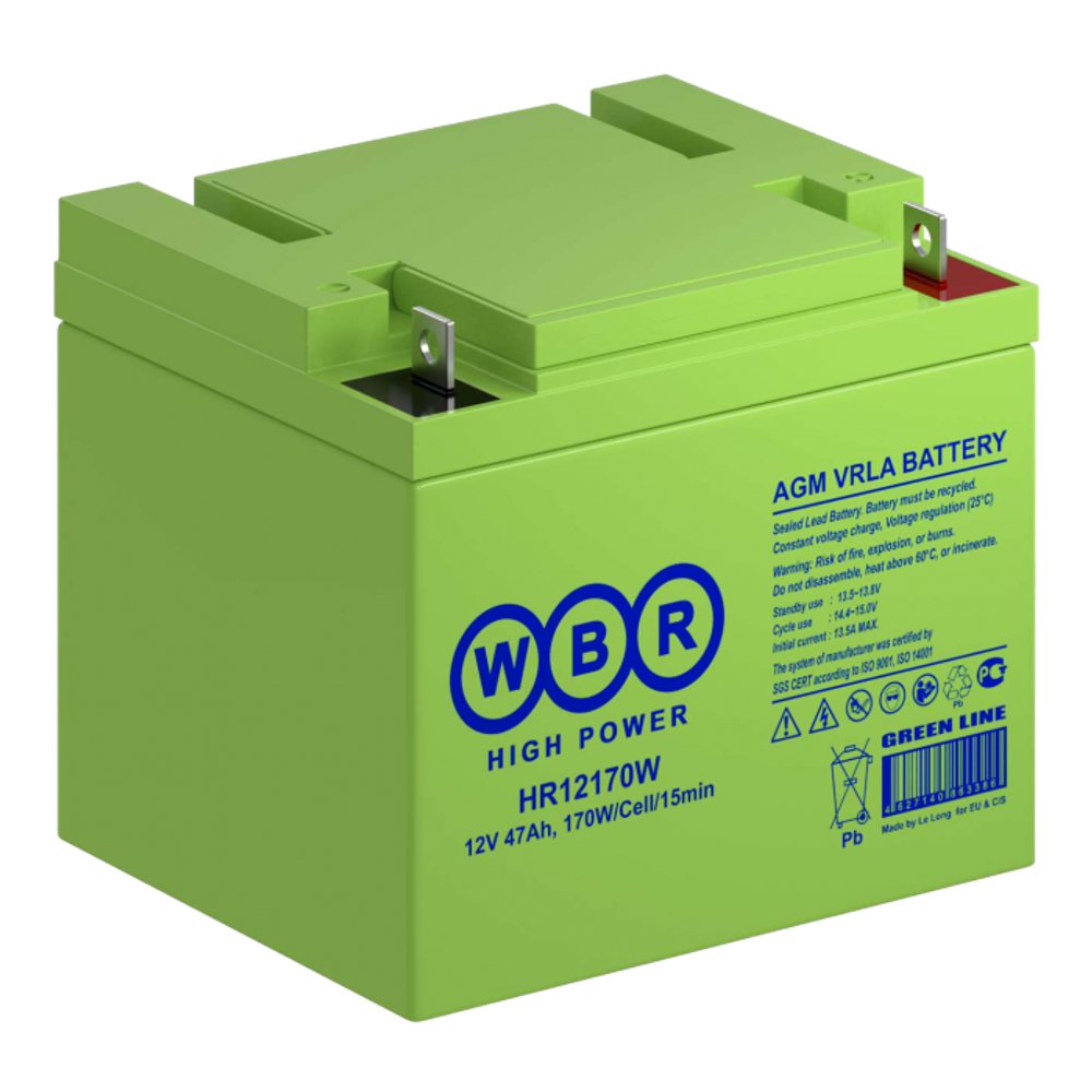 Аккумулятор WBR HR1270W - AGM ( 12В / Ач )
