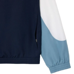 Мужская теннисная куртка Lacoste Sport Colour-Block Track - navy blue/blue/white