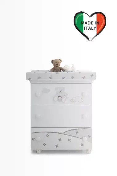 Пеленальный комод Pali Daisy White