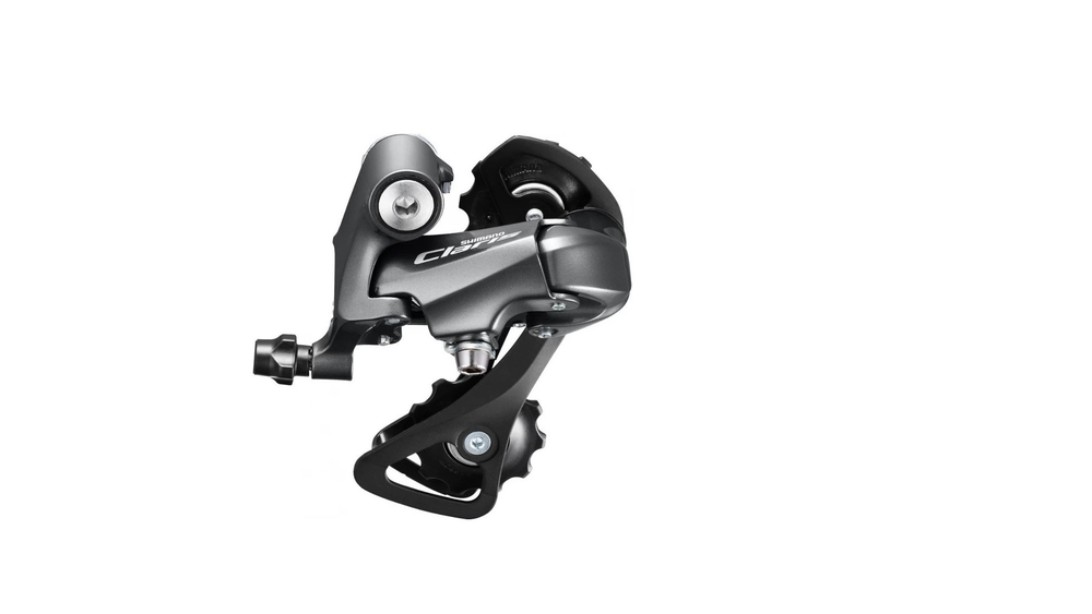Переключатель задний Shimano Claris, R2000, SS, 8 скоростей, крепление на болт, черный