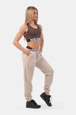 Брюки ICONIC MID-WAIST SWEATPANTS 408 Кремовые