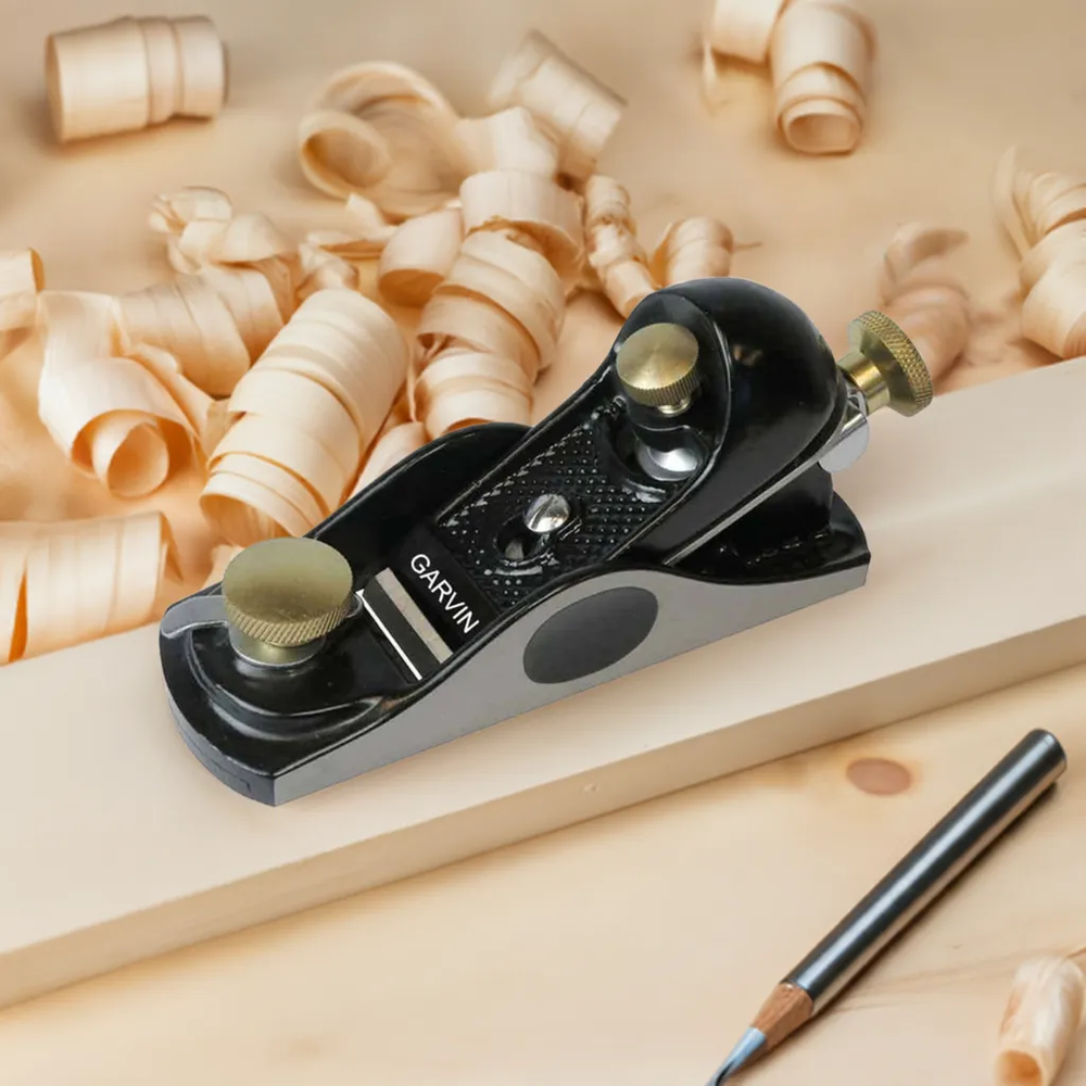 ХИТ! Рубанок металлический торцовочный N60,5 Block Plane 6-1/4" длина 155 мм, лезвие 35 мм GARVIN SBP-0190