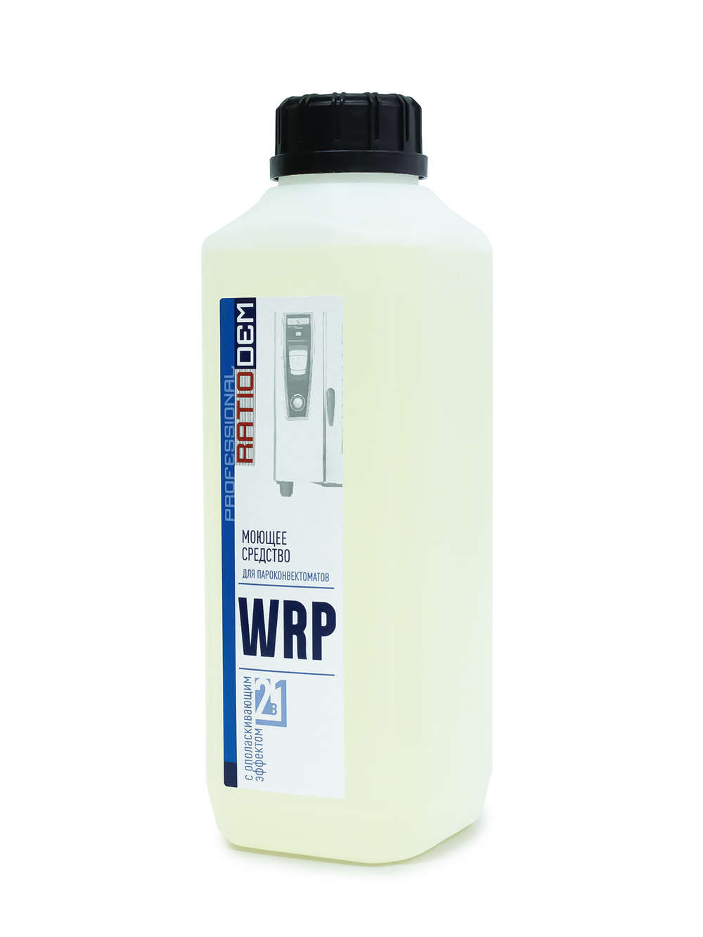 RatioDem WRP (новый) Моющее средство с ополаскивающим эффектом 2 в 1 для пароконвектоматов UNOX, альтернатива для DB1076A0, упаковка 10 бутылок по 1л.