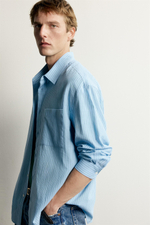 РУБАШКА RELAXED FIT В КЛЕТКУ — ZARA · 2906/306