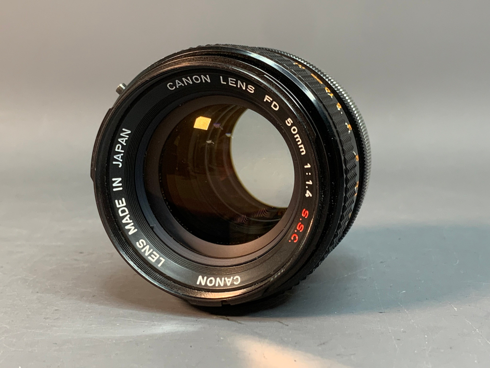 Canon FD 50mm f/1.4 S.S.C. нерабочая диафрагма