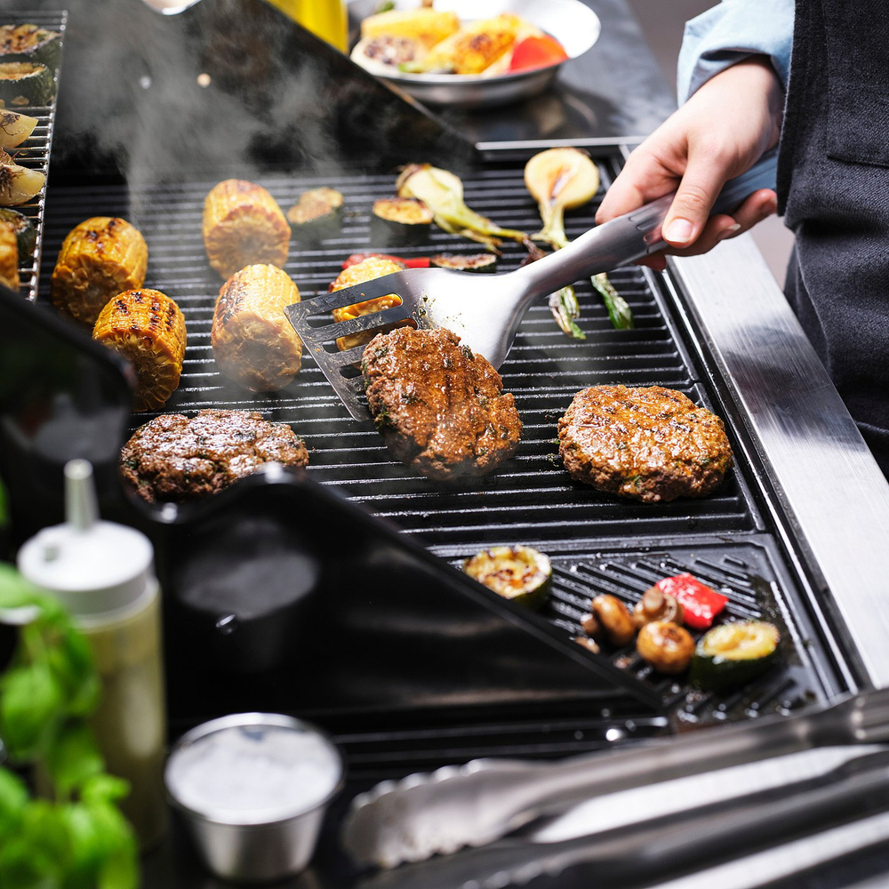 IKEA GRILLTIDER  (ИКЕА ГРИЛЛТИДЕР)  -  Аксессуары для гриля, 2 шт. - нержавеющая сталь