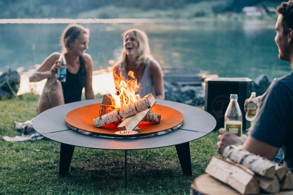 Чаша для костра Up!Flame STEEL CUP 850 UNIQ grey