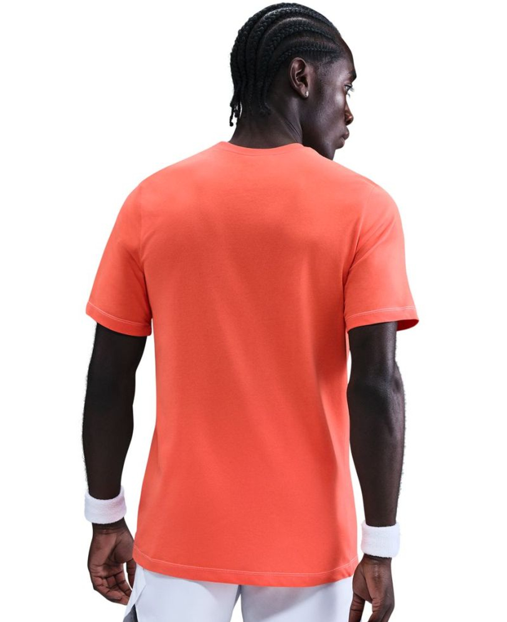 Теннисная футболка Nike Court Dri-FIT - turf orange/sail