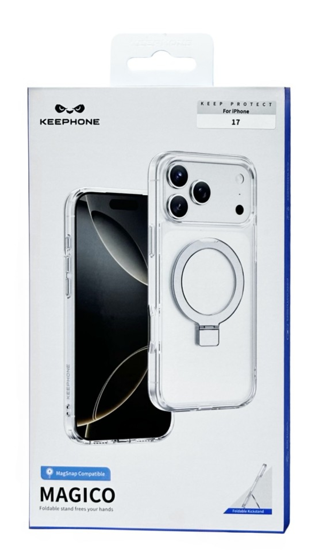 Накладка для i-Phone 17 Keephone Magico MagSnap прозрачный
