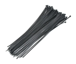 Хомут пластмас BLACK 6х400 (100шт) KING BLACK 6х400