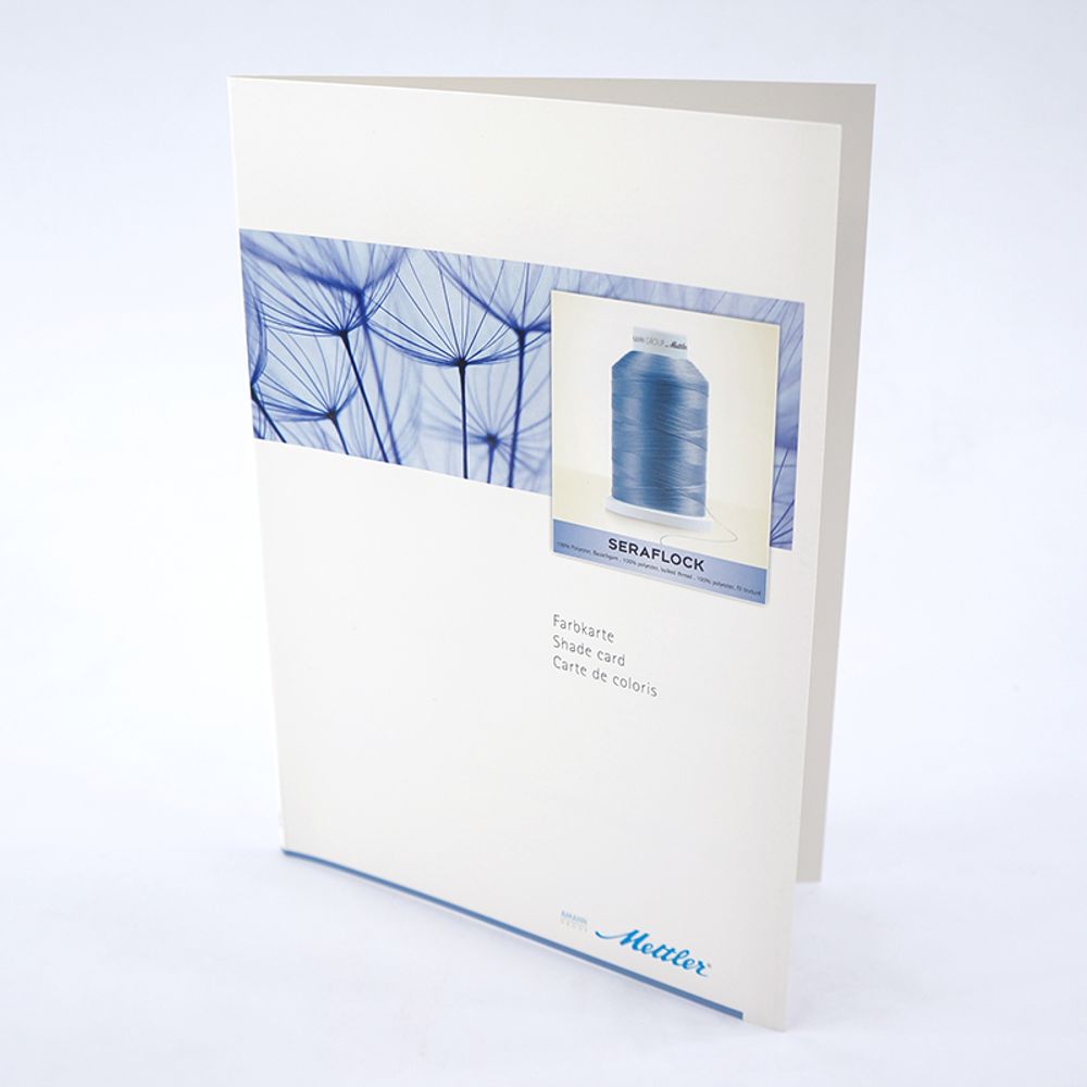 _00_ Карта цветов ниток: Карта цветов нитей Mettler Amann Seraflock A4