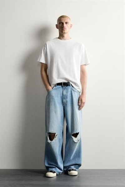 ДЖИНСЫ BAGGY С РАЗРЕЗАМИ — ZARA · 0840/421