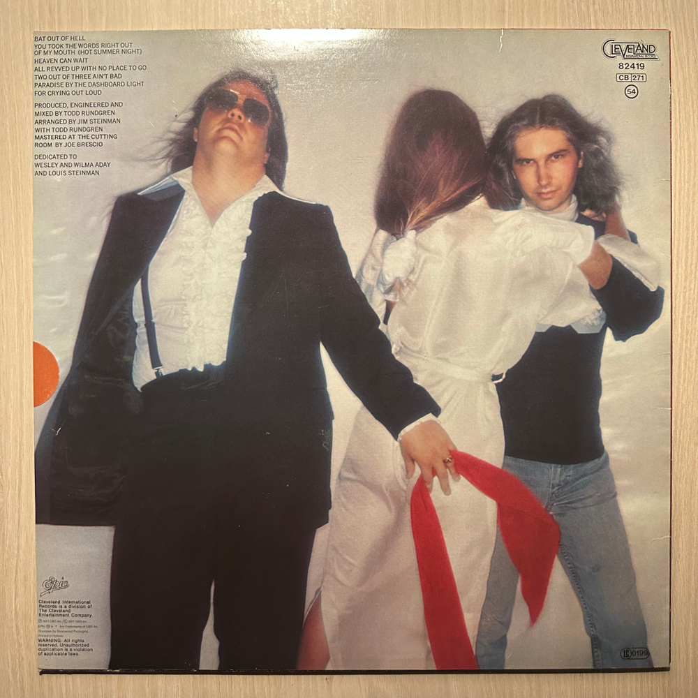 Meat Loaf - Bat Out Of Hell (Европа)