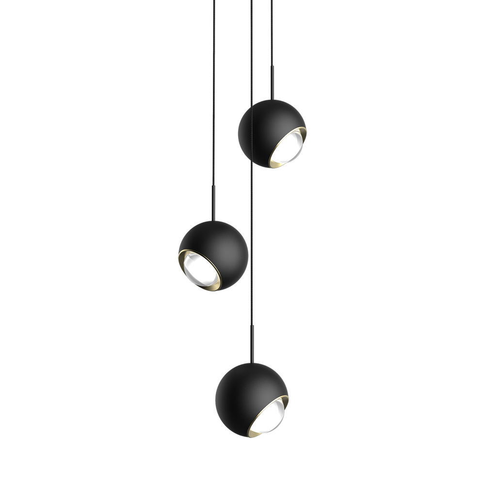 Подвесной светильник MD2826-3B black/gold