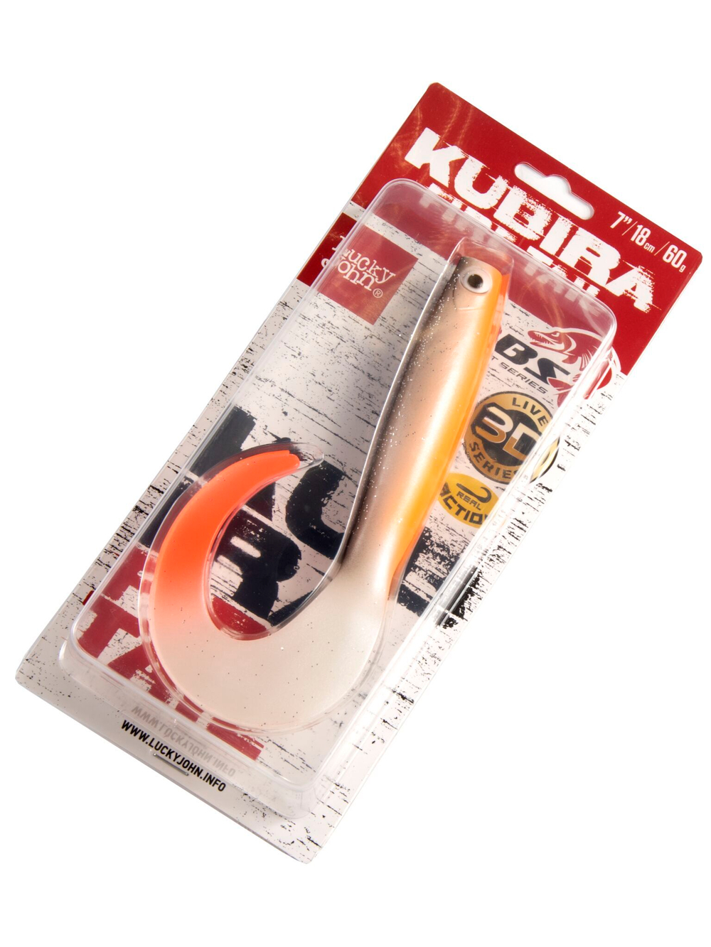Твистеры LJ 3D BBS Series KUBIRA FIRE TAIL 7,0in (17,50)/PG18 1шт.