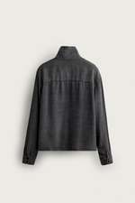 РУБАШКА RELAXED FIT С ВИНТАЖНЫМ ЭФФЕКТОМ — ZARA