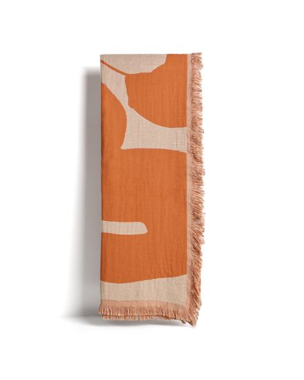 Жаккардовый плед Niore из 100% хлопка 130 x 170см