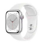 Умные часы Apple Watch Series 8 GPS, 41mm, Aluminium Case with Sport Band, Silver (Серебристый)