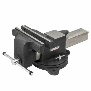 Тиски стальные поворотные с наковальней 6''(150мм) RockForce RF-6540206A