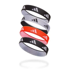 Band Opaska Adidas Hair Ties 4P - black/white/solar red