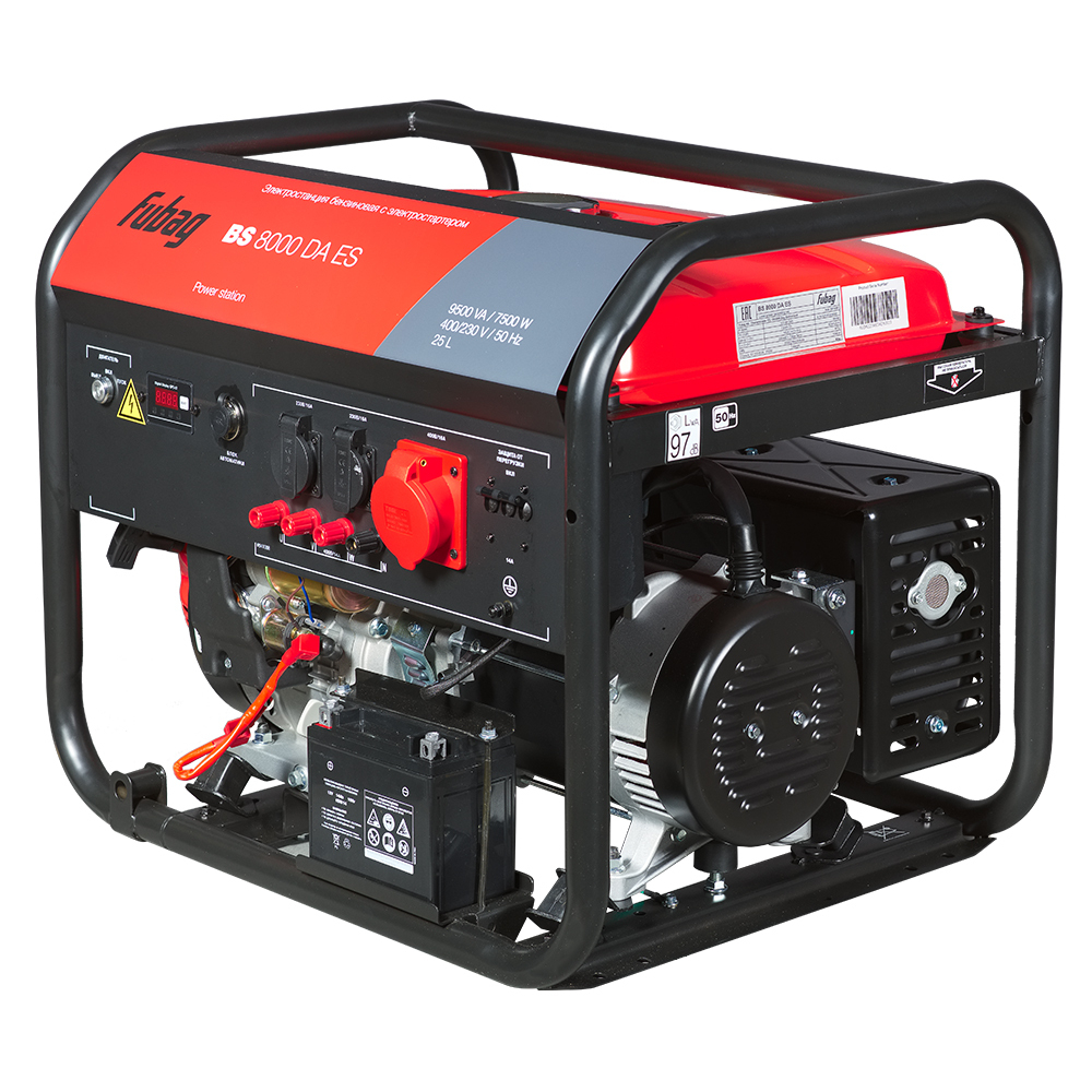 Бензиновый генератор трехфазный Fubag BS 8000 DA ES