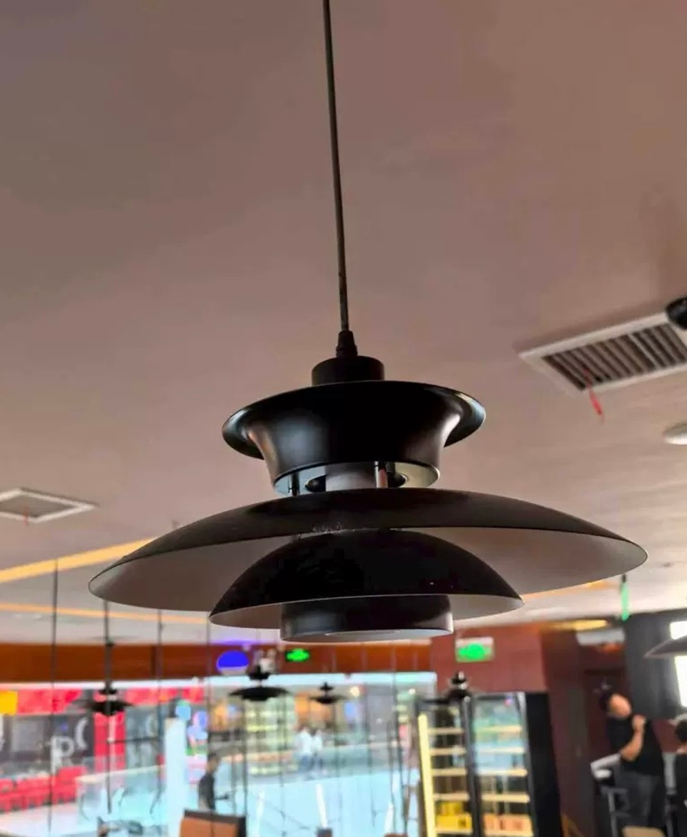 Pendant design lamp PH 5 by Louis Poulsen (Black)