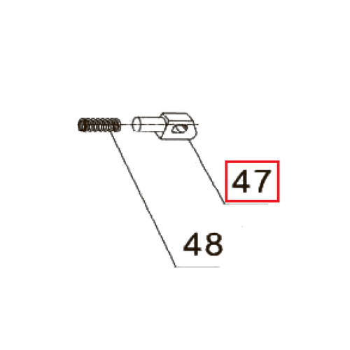 Запчасть №47 для PAG-PC84. Упор