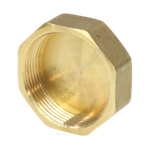 Заглушка латунь Ду 20 (3/4") ВР LD LD.65.504.20