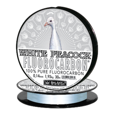 Флюорокарбон Balsax White Peacock 30м 0.14мм 1.93кг